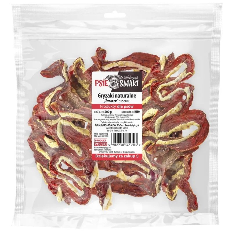 PsieSmaki Żwacze suszone 500g