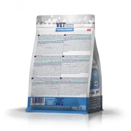 Karma sucha dla kota VET RESPONSE VETERINARY DIET HYPOALLERGENIC 400 g-8801