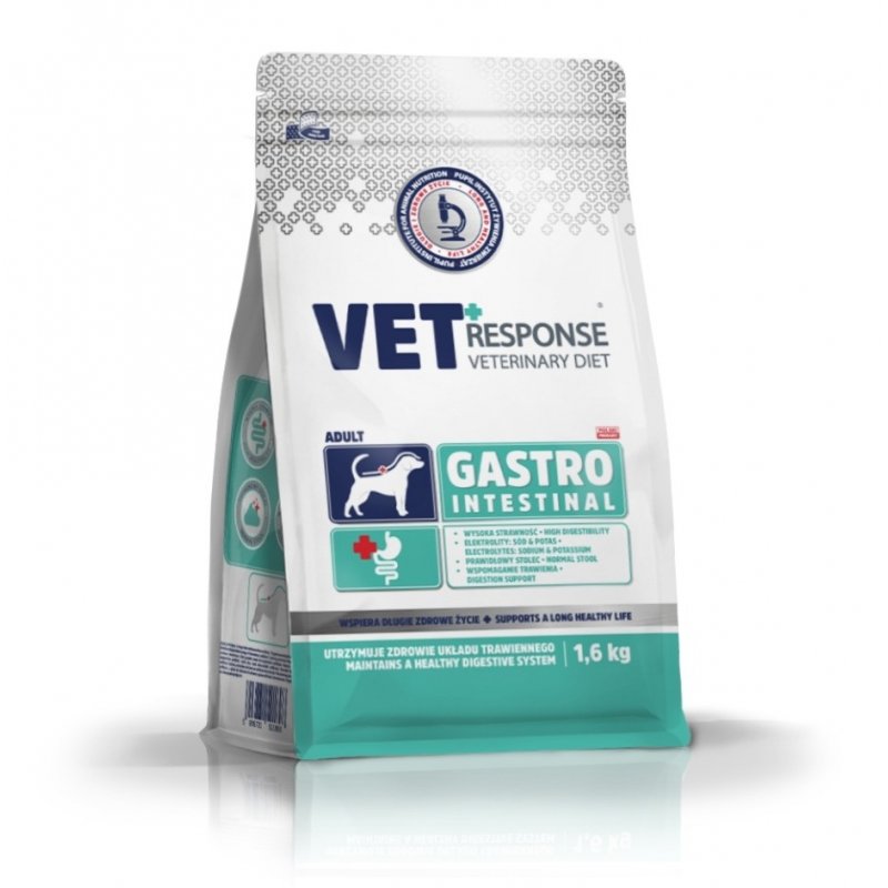 Karma sucha dla psa VET RESPONSE VETERINARY DIET GASTROINTESTINAL 1,6 kg
