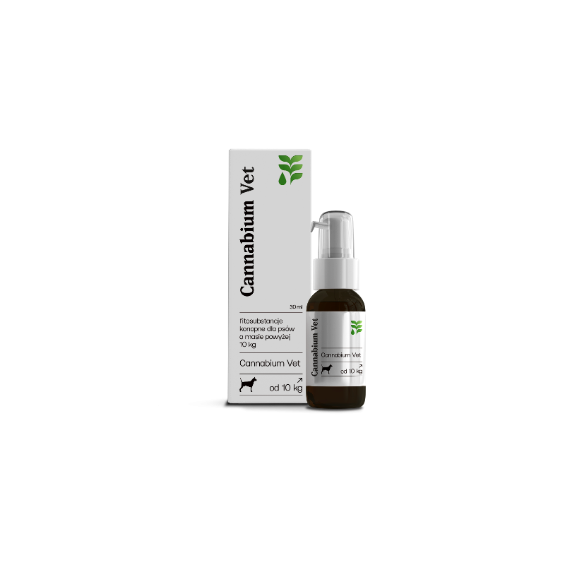 CANNABIUM VET CBD 0,8% 15 ML dla psów i kotów do 10 kg
