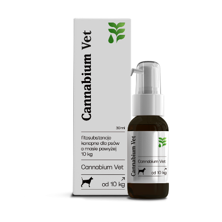 CANNABIUM VET CBD 0,8% 15 ML dla psów i kotów do 10 kg