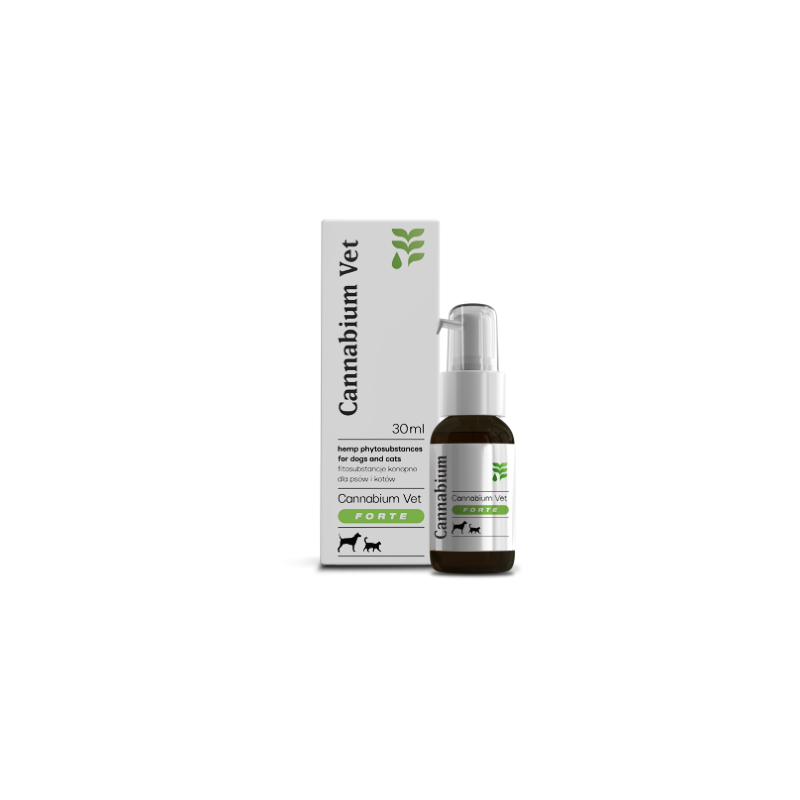CANNABIUM VET FORTE CBD 10% 30 ML dla psów i kotów