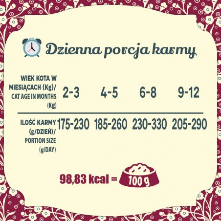 Karma mokra dla kota FOLK Kitten Delikatne danie dla malucha z cielęciną saszetka 85 g-8983