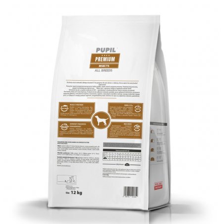 PUPIL PREMIUM INSECTS 12 kg – sucha karma dla psa z insektami-8997