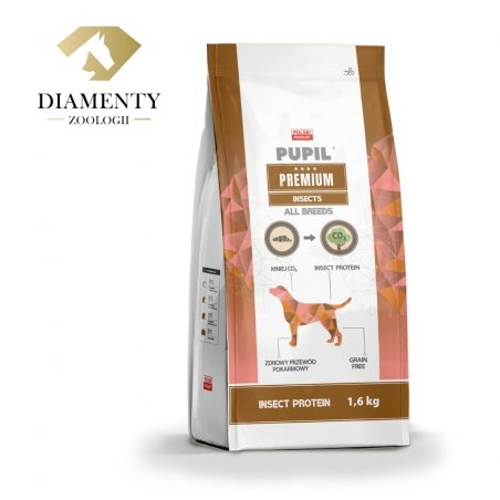 PUPIL PREMIUM INSECTS 1,6 kg – sucha karma dla psa z insektami