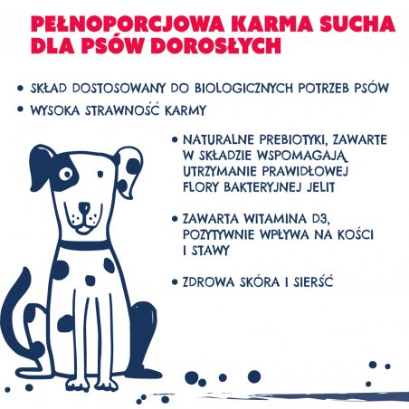 Karma sucha dla psa TEO bogata w wołowinę 9 kg-9030