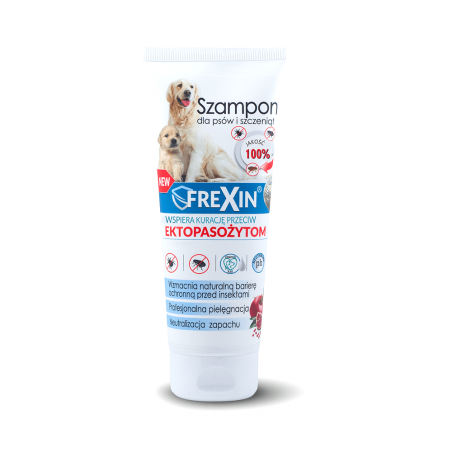 FreXin Szampon na pchły i kleszcze 220 ml