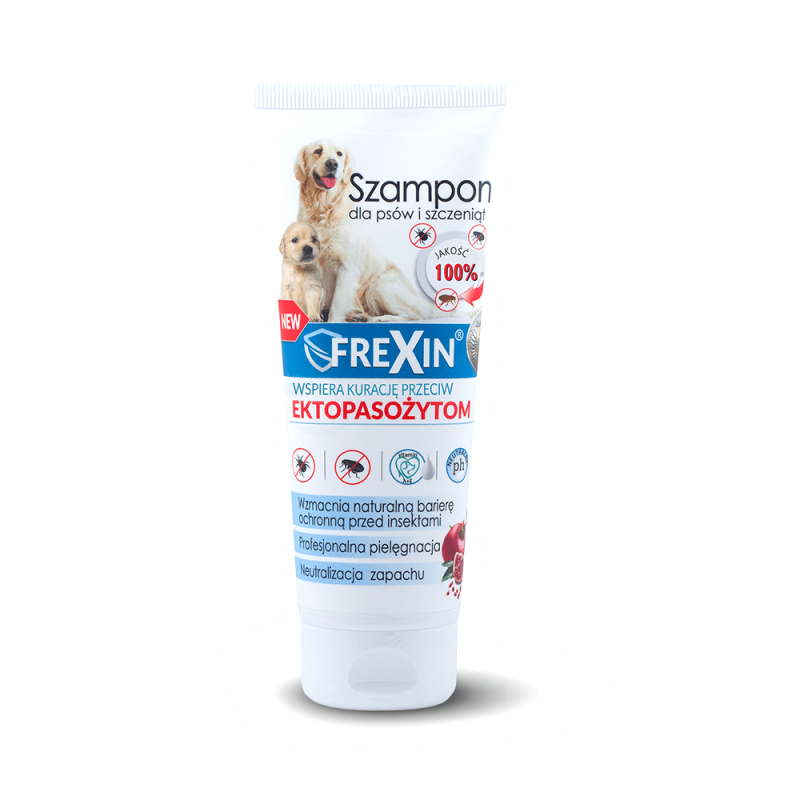 FreXin Szampon na pchły i kleszcze 220 ml