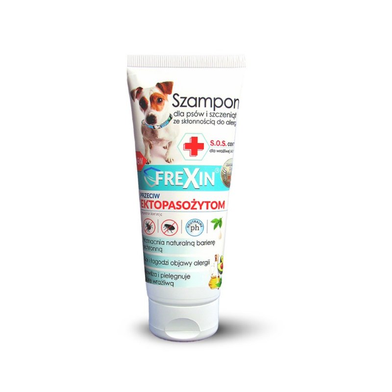 FreXin Szampon na pchły i kleszcze dla alergików 220 ml