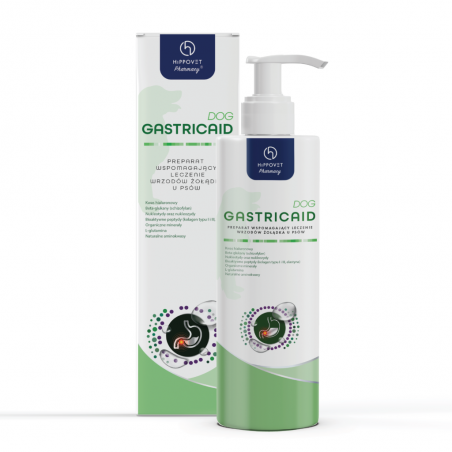 Hippovet Pharmacy – GastricAid Dog – preparat wspomagający leczenie wrzodów u psów