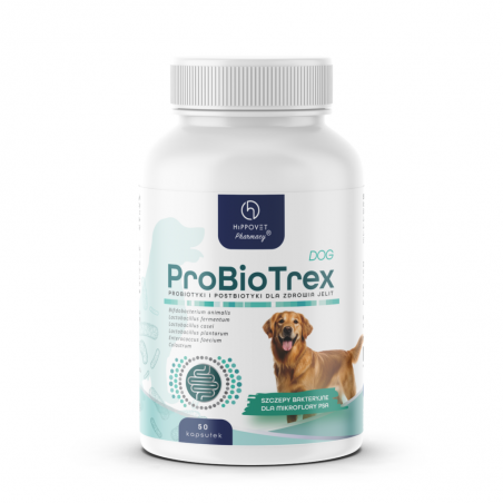 Hippovet Pharmacy – ProBioTrex Dog – probiotyk i postbiotyk dla psów