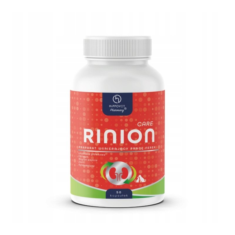 HIPPOVET PHARMACY RINION CARE Wsparcie nerek dla psa i kota 50 TABL.