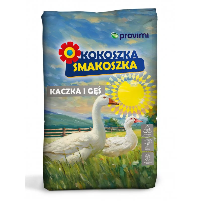Kokoszka Smakoszka KACZKA GĘŚ 2 -  od 4 tygodnia do końca tuczu 25kg