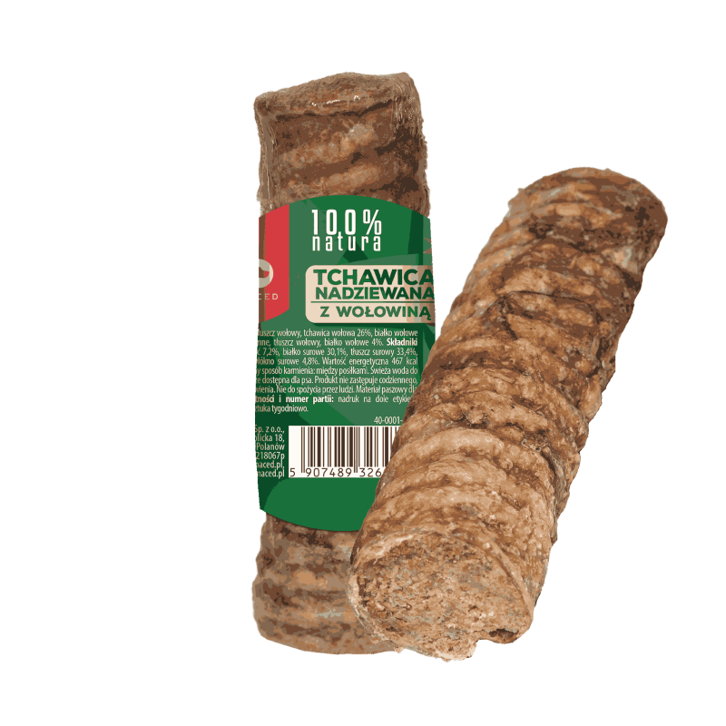 MACED TCHAWICA MAŁA NADZIEWANA Z WOŁOWINĄ 120 G