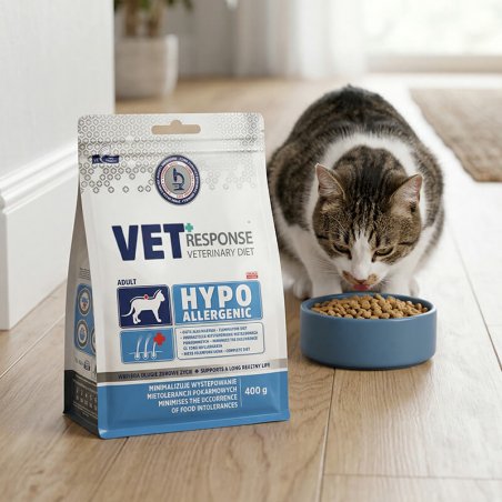 Karma sucha dla kota VET RESPONSE VETERINARY DIET HYPOALLERGENIC 1,6 kg-8818