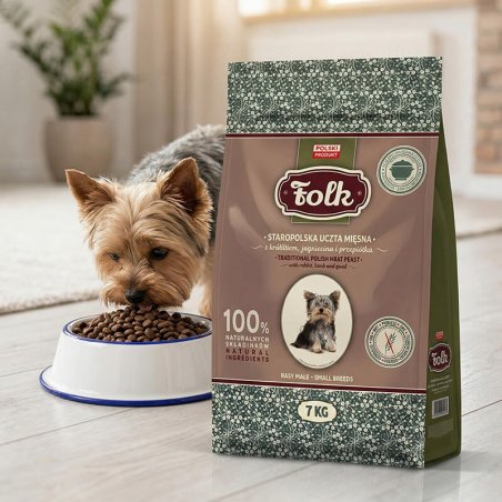 FOLK KARMA SUCHA PIES ADULT MINI KRÓLIK JAGNIĘCINA 7 KG-8908