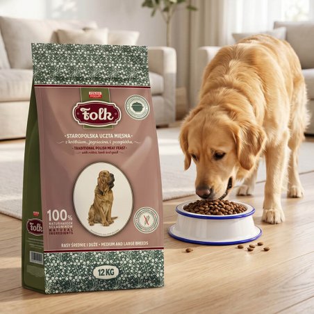 FOLK KARMA SUCHA PIES ADULT M&L KRÓLIK JAGNIĘCINA 3 KG-8904
