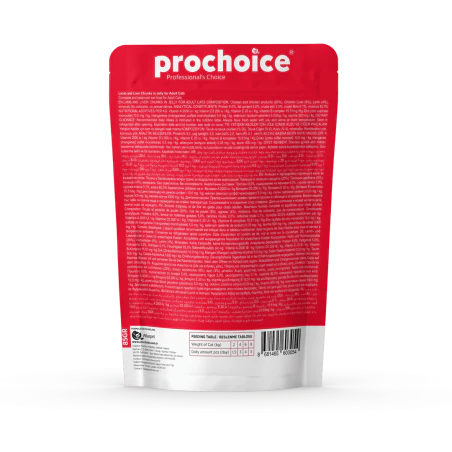 PROCHOICE ŁOSOŚ I WĄTRÓBKA DROBIOWA W GALARECIE DLA KOTÓW DOROSŁYCH-9217