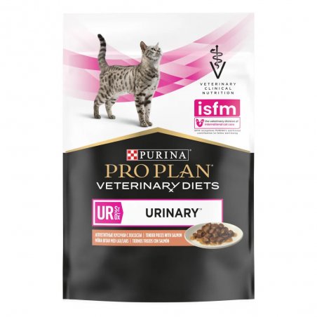 PURINA CAT VETERINARY URINARY SALMON 10 X 85G-9247