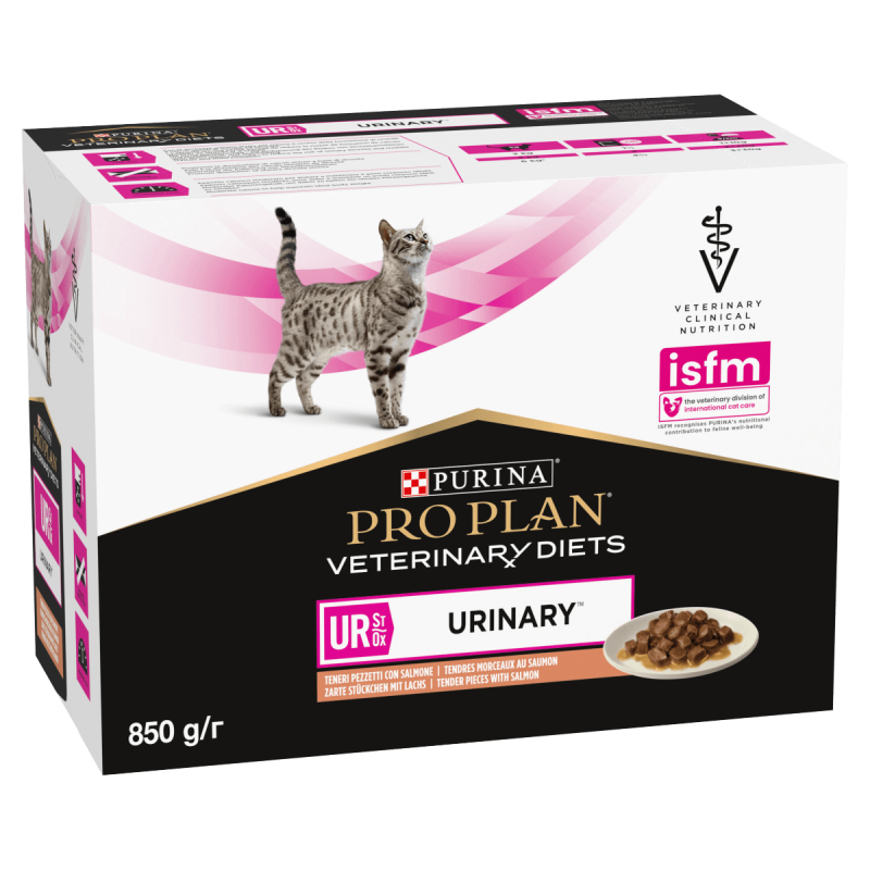 PURINA CAT VETERINARY URINARY SALMON 10 X 85G