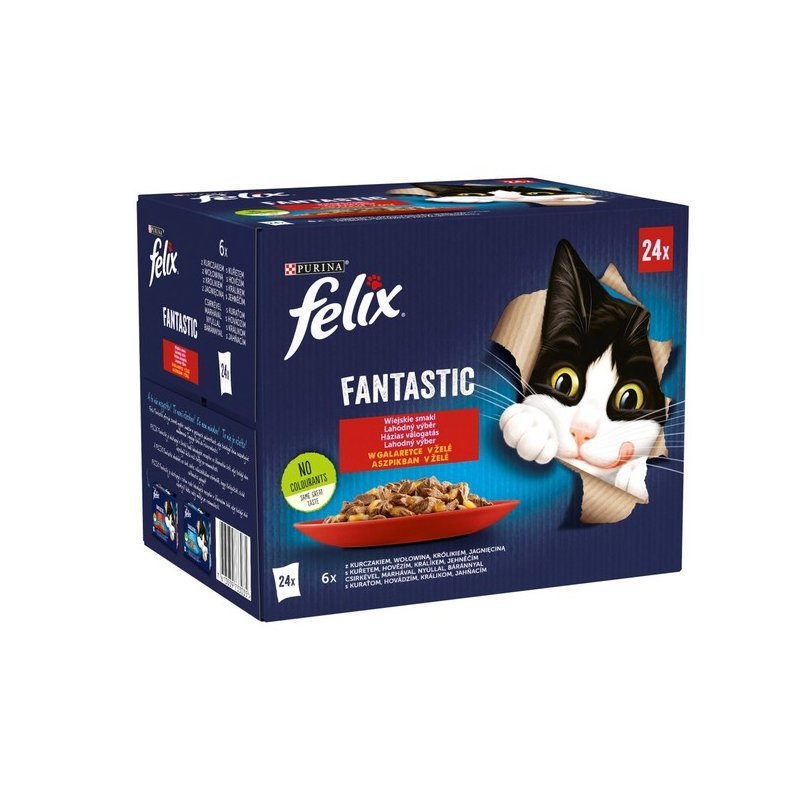 FELIX Fantastic Wiejskie Smaki w galaretce 24x85g