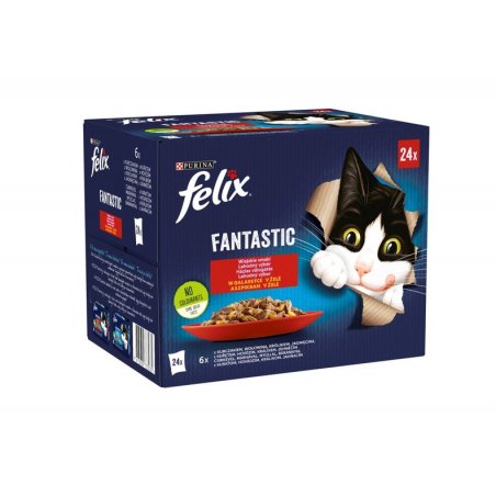 FELIX Fantastic Wiejskie Smaki w galaretce 24x85g