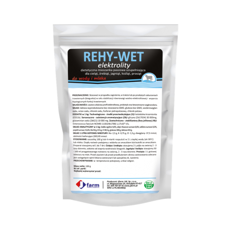 REHY-WET 100g - Stabilizacja równowagi wodno‑elektrolitowej