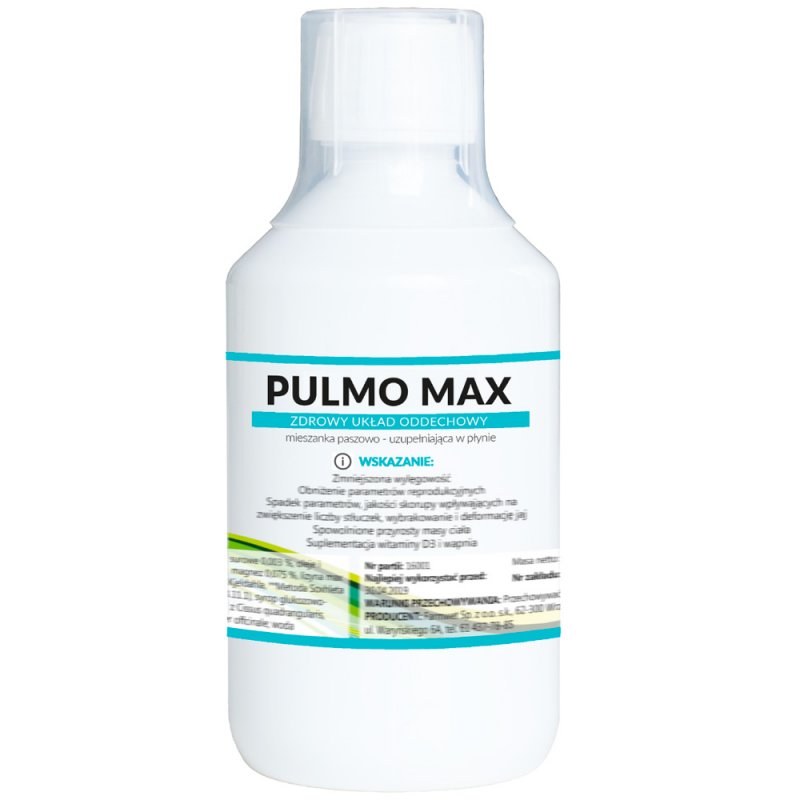 Farmwet PULMO-MAX 250 ML wsparcie układu oddechowego i odporności dla bydła i drobiu