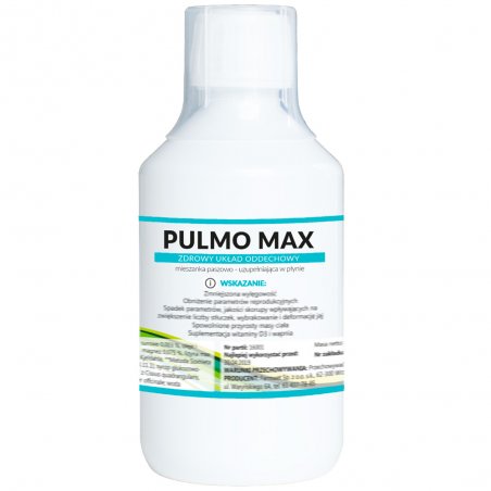 Farmwet PULMO-MAX 250 ML wsparcie układu oddechowego i odporności dla bydła i drobiu