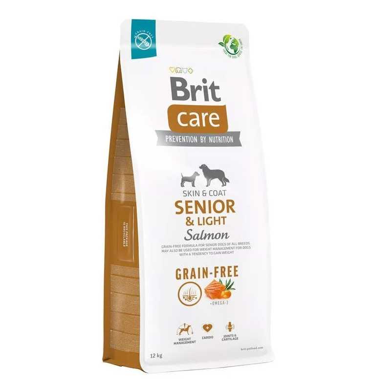 Brit Care Grain-Free Senior Light Salmon 12 kg