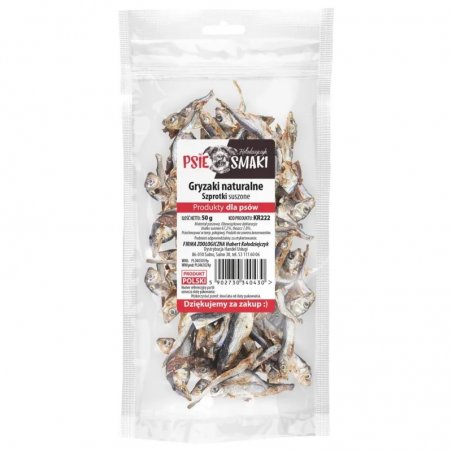 PSIESMAKI Szprotki suszone 50g