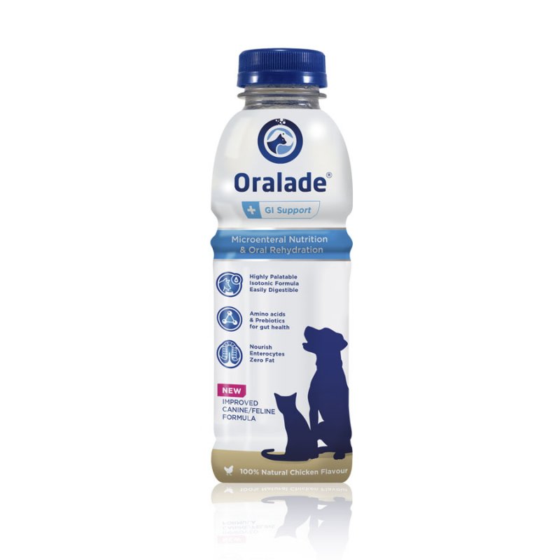 ORALADE+ GI SUPPORT 500 ml Elektrolity z probiotykiem dla psów i kotów