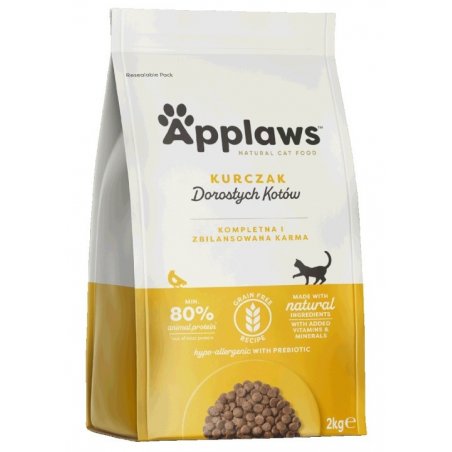 Applaws Cat 2kg Bezzbożowa Sucha Karma Dla Kota z Kurczakiem