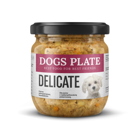 DOGS PLATE DELICATE 360G