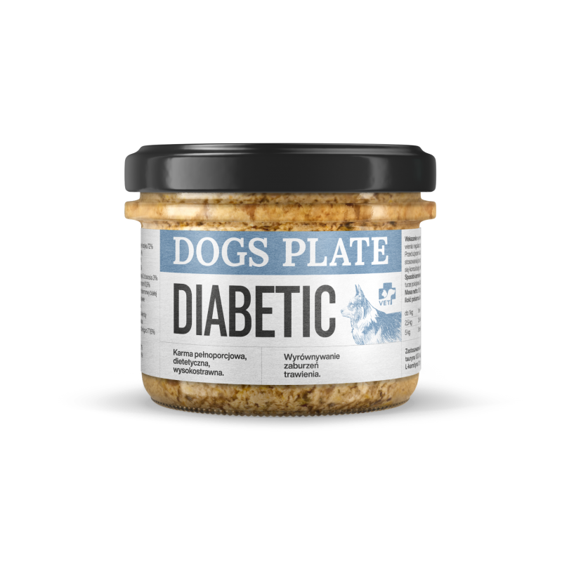 DOGS PLATE VET DIABETIC 180G