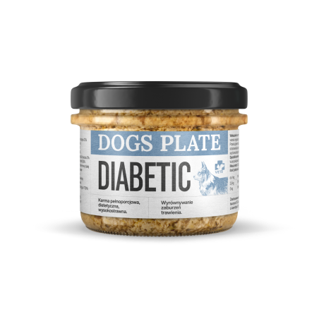 DOGS PLATE VET DIABETIC 180G