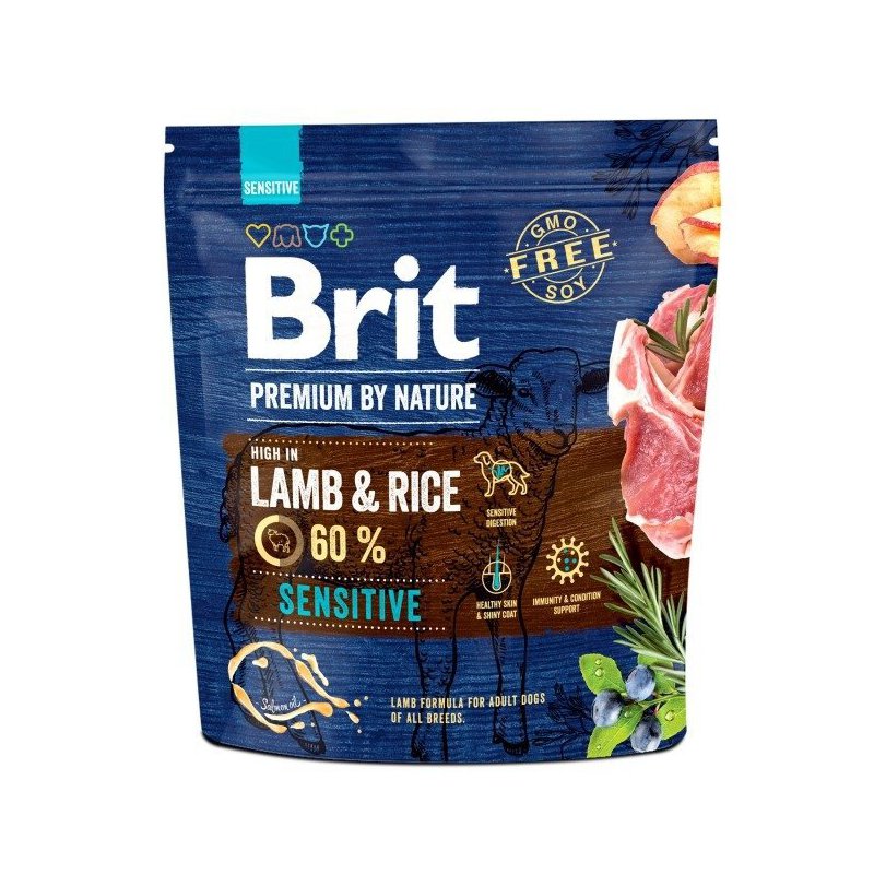 Brit Premium By Nature Sensitive Lamb&Rice 1 kg