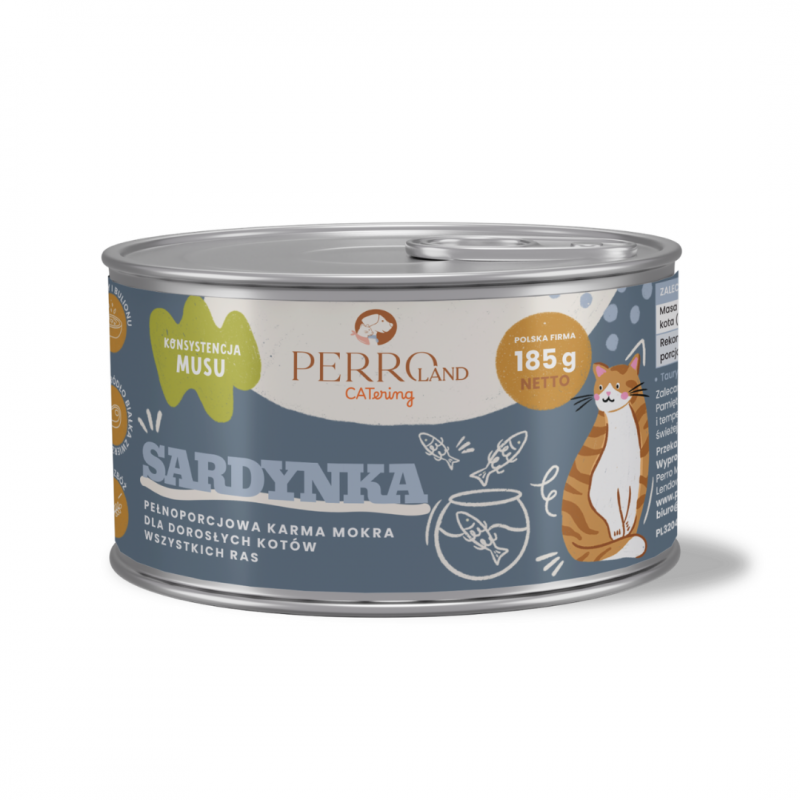 PERRO CATERING SARDYNKA DLA KOTÓW 185G