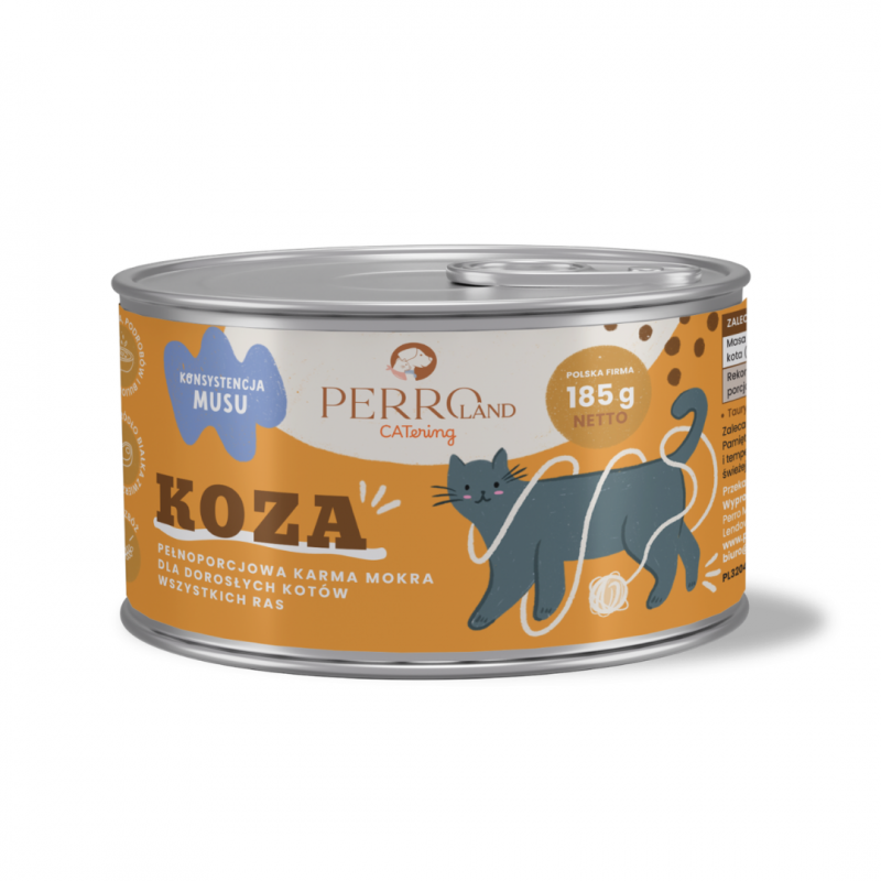 PERRO CATERING KOZA DLA KOTÓW 185G