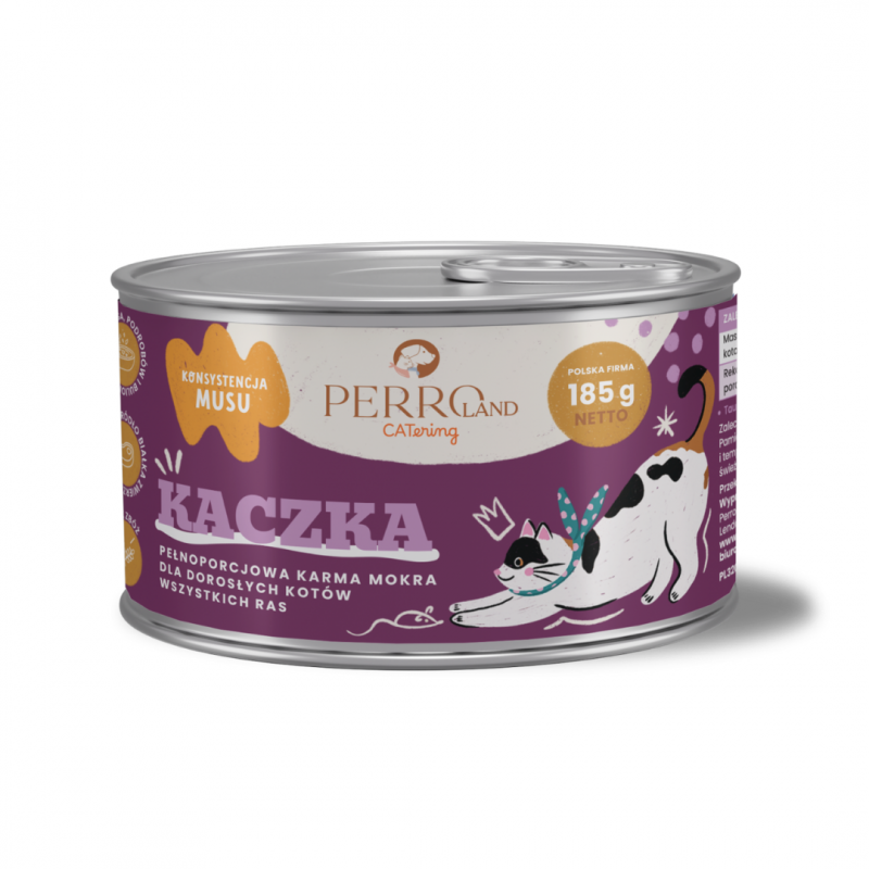 PERRO CATERING KACZKA DLA KOTÓW 185G