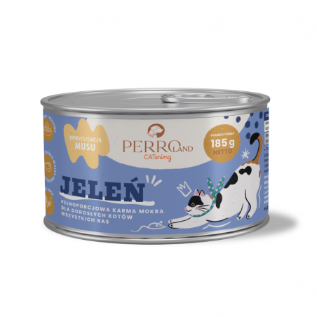 PERRO CATERING JELEŃ DLA KOTÓW 185G