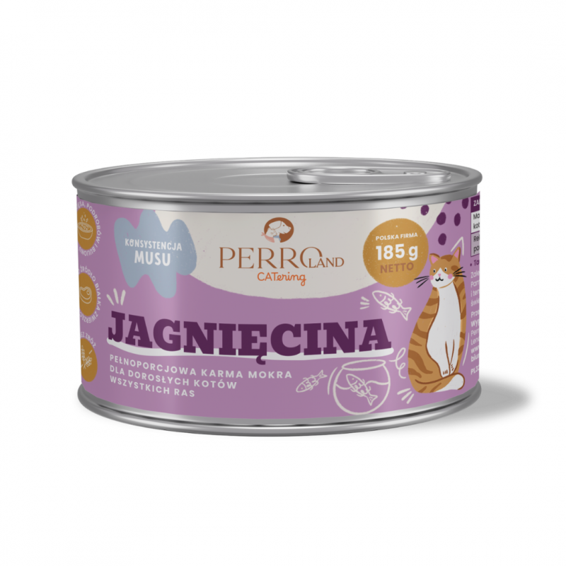 PERRO CATERING JAGNIĘCINA DLA KOTÓW 185G