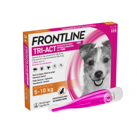 FRONTLINE TRI-ACT PSY S (5-10 KG) X 3 PIPETY