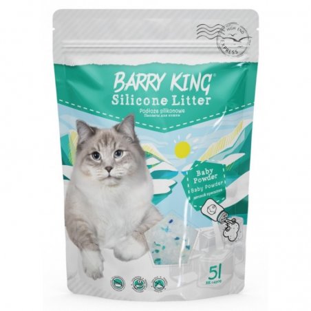 ŻWIREK PODŁOŻE SILIKONOWE DLA KOTA BABY POWDER 5L