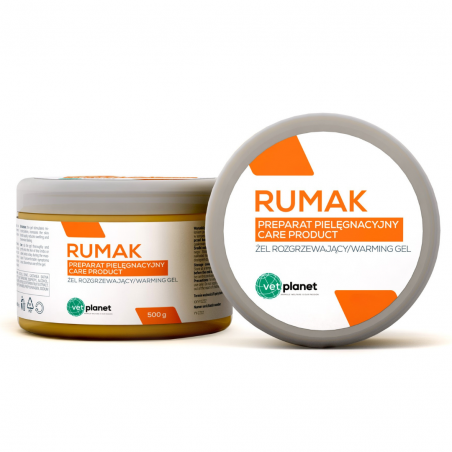 RUMAK ŻEL ROZGRZEWAJĄCY DLA KONI 500 G-9672