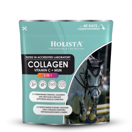 Holista Collagen 3w1 Vit C + MSM 800g wzmocnienie struktury ścięgien i stawów