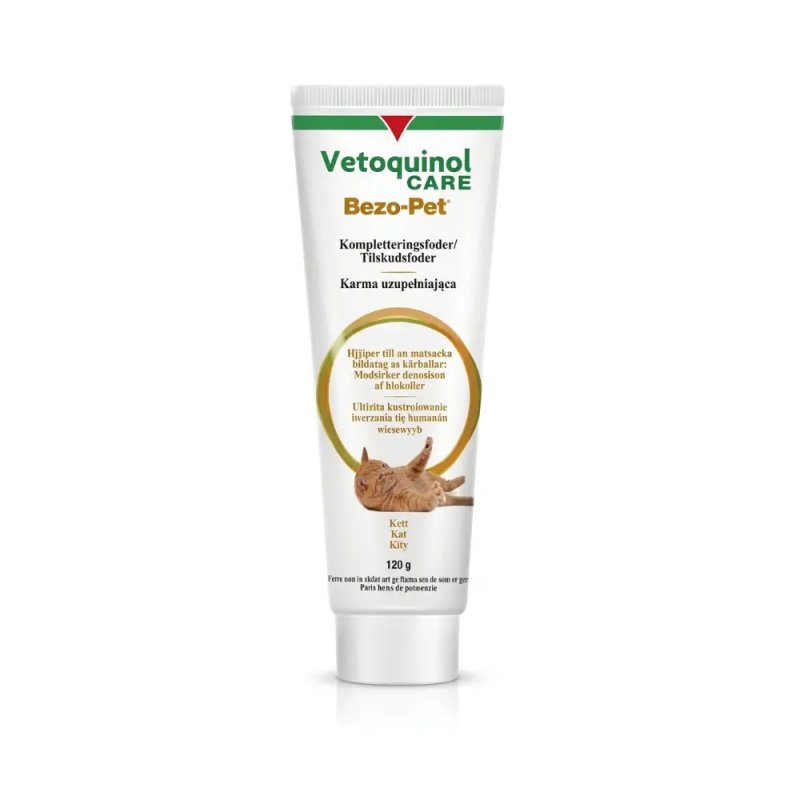 Vetoquinol Bezo-Pet 120g Pasta Odkłaczająca dla Kota