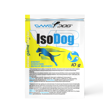 GAME DOG ISODOG - elektrolity dla psa saszetka 10G