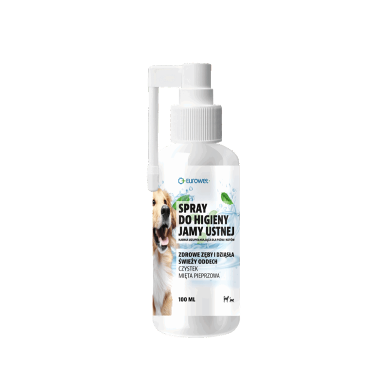 HYDRA-DERM SPRAY do higieny jamy ustnej dla psów i kotów 200ML