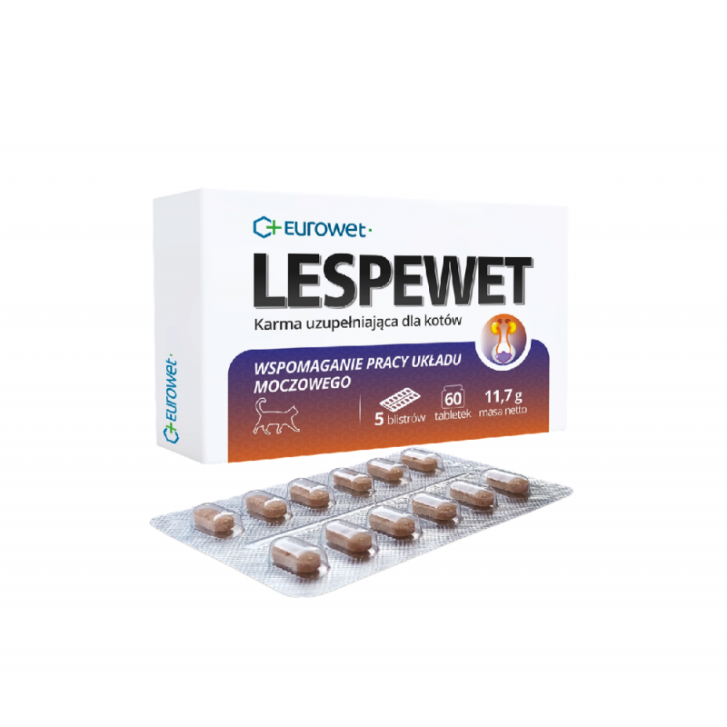 EUROWET Lespewet 60tabl dla kotów